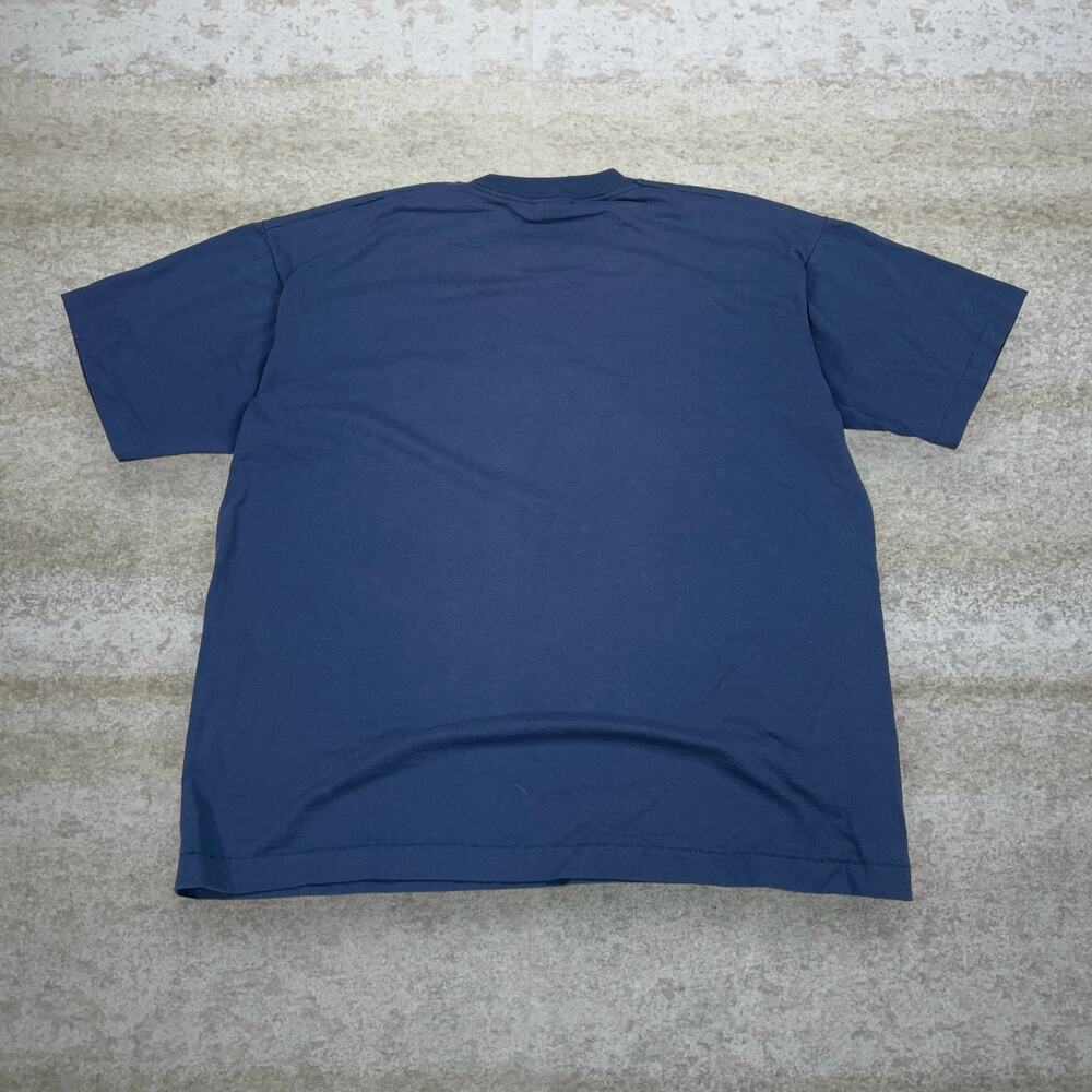 Vintage 90s Anaconda Movie Promo Shirt Mens XL Navy Blue Fruit of the Loom - Picture 2 of 4